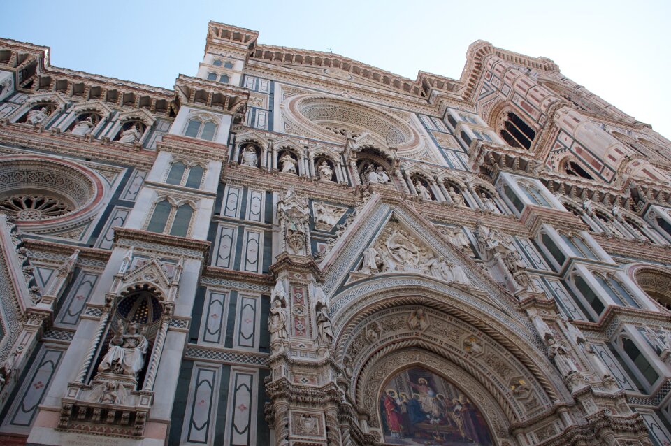 Cathedral facade art