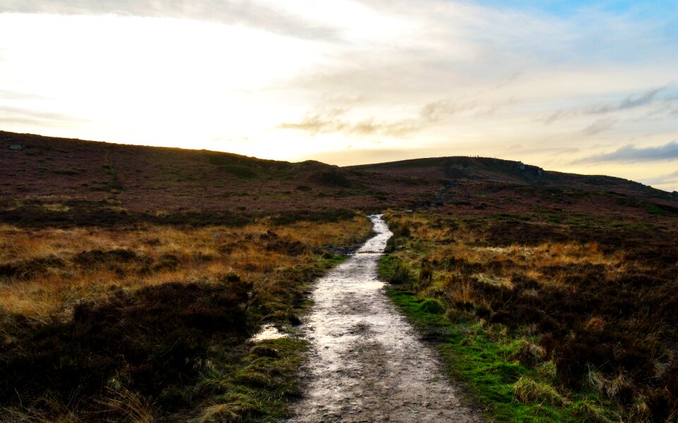 Scenery outdoor hill