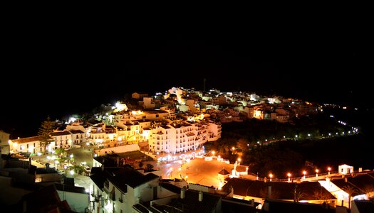 Village frigiliana night