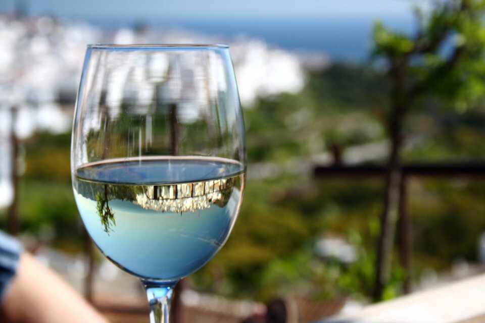 Sol landscape wine glasses