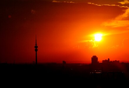 Skyline tv tower olympia tower photo