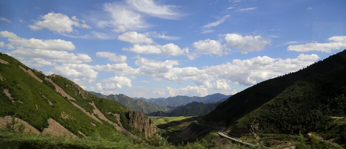 The scenery zhangjiakou badaling high-speed