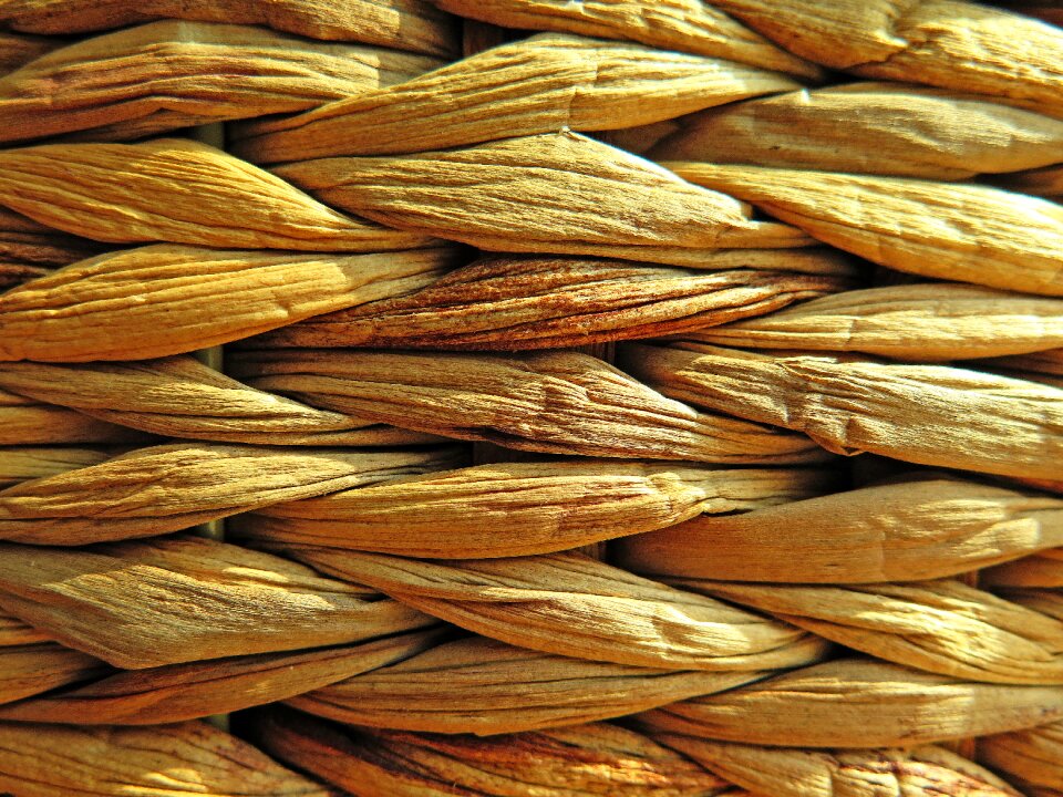 Wicker background wattle