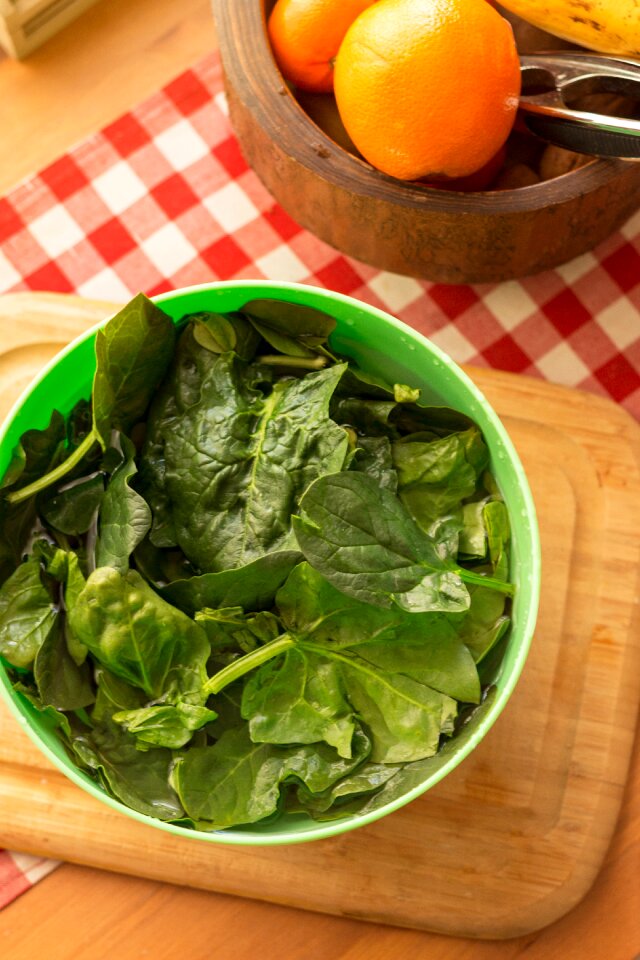 Health orange kitchen