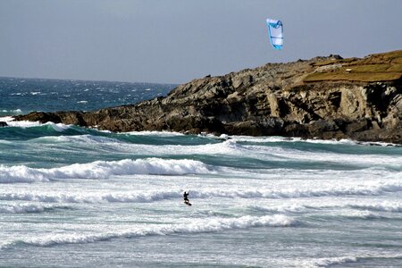 Cornwall rosamunde pilcher kite surfing photo