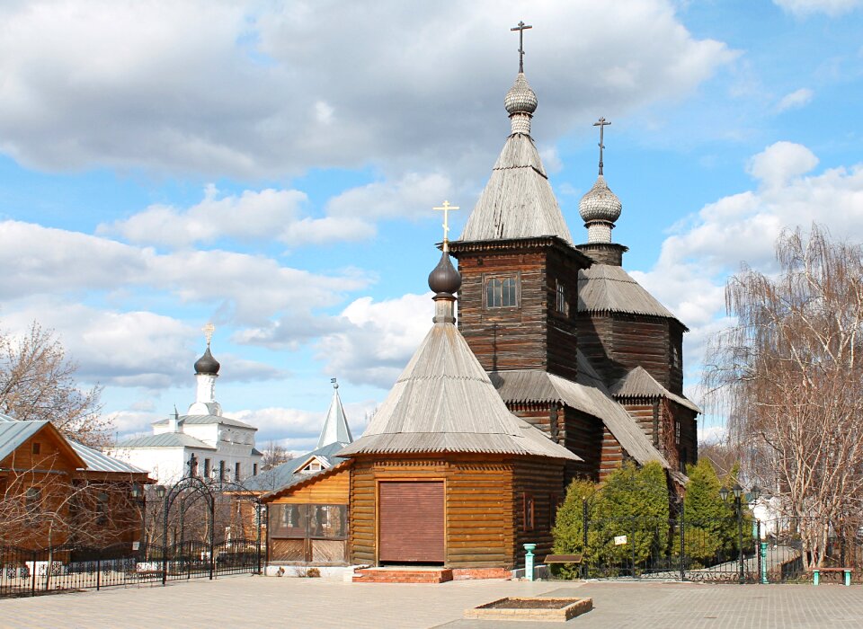 The old church architecture monument of architecture