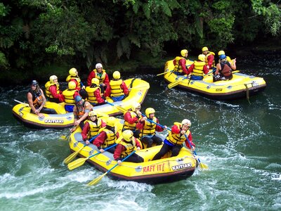 Fun adventure teamwork photo