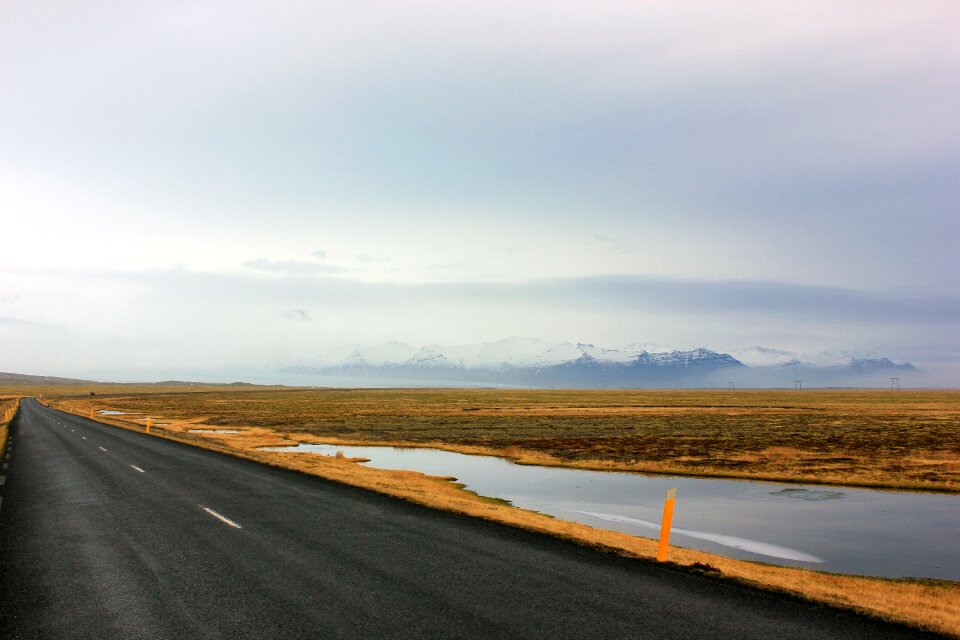 Landscape travel mountain road