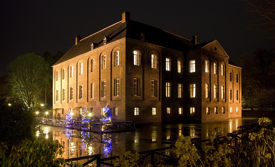 Castle evening architecture