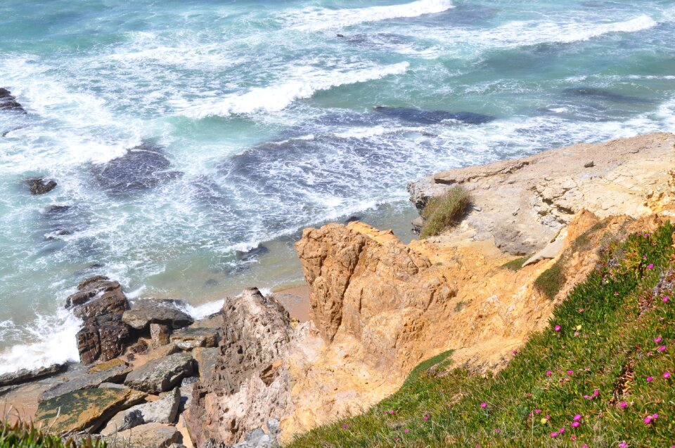 Rocks salt water ocean