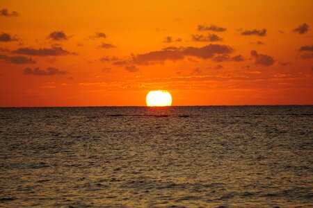Sea ocean sunrise photo