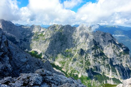 Alpine rock summer photo