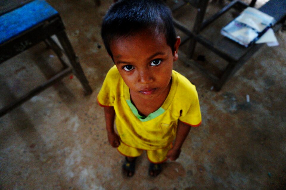 Kid child volunteer