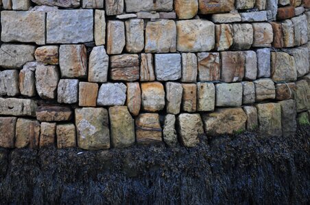 The stones stone wall old