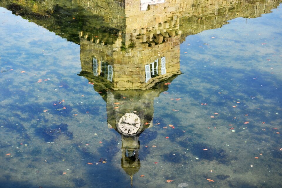 Reflections water city