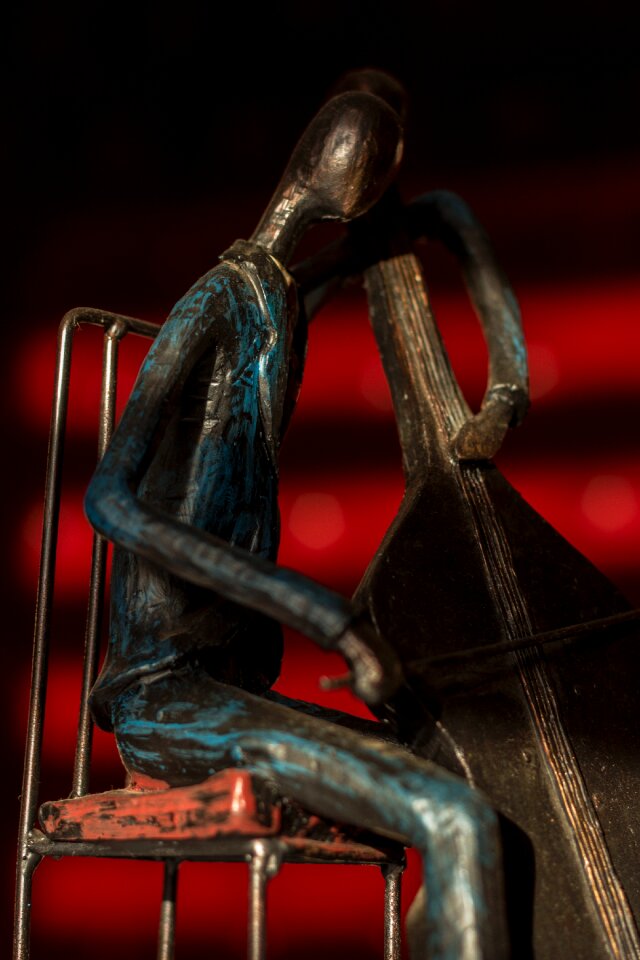 Musician close light