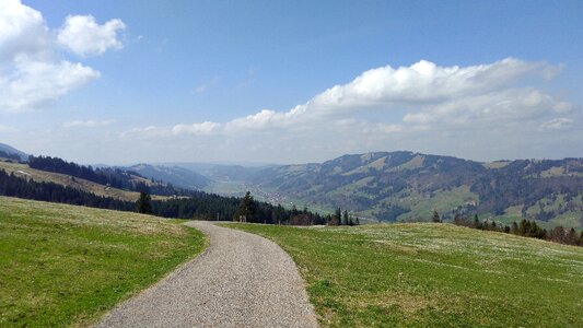 Panorama away nature