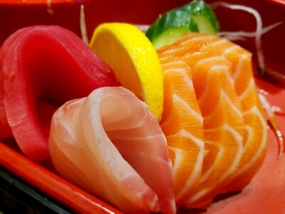 Raw fish japanese