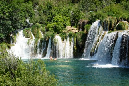 Waterfalls lakes national park
