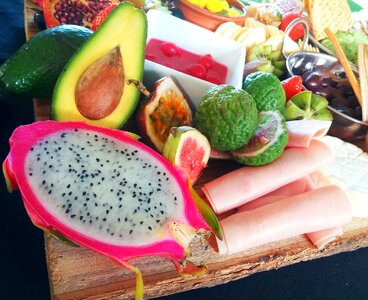 Food platter ingredients nutrition