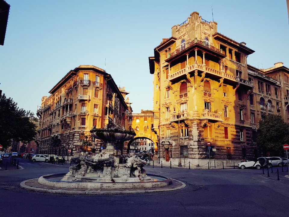 Castle urban fontana