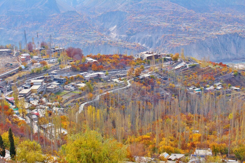Travel valley landscape
