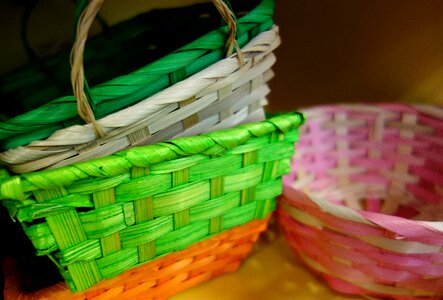 Basket baskets easter decoration photo