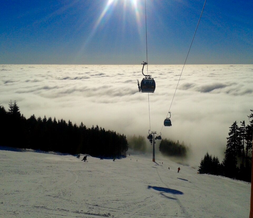Winter fog czech republic