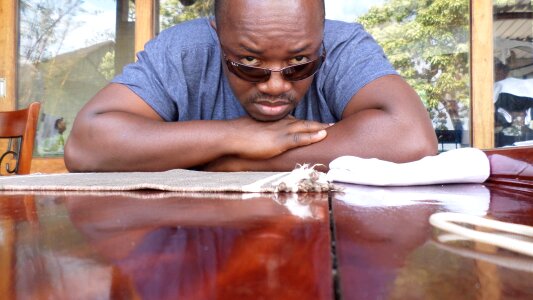 Liberian african man people