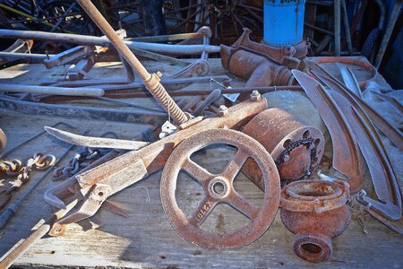 Retro cogwheel steampunk photo