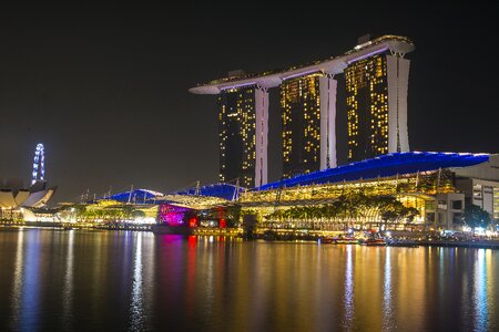 Marina bay sands singapore city photo