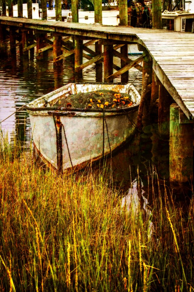 Antique image pier docks