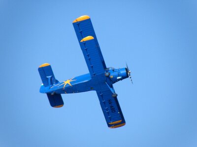 Biplane plane wings