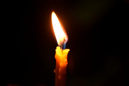Candle light dark photo