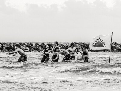 Adventure event team work