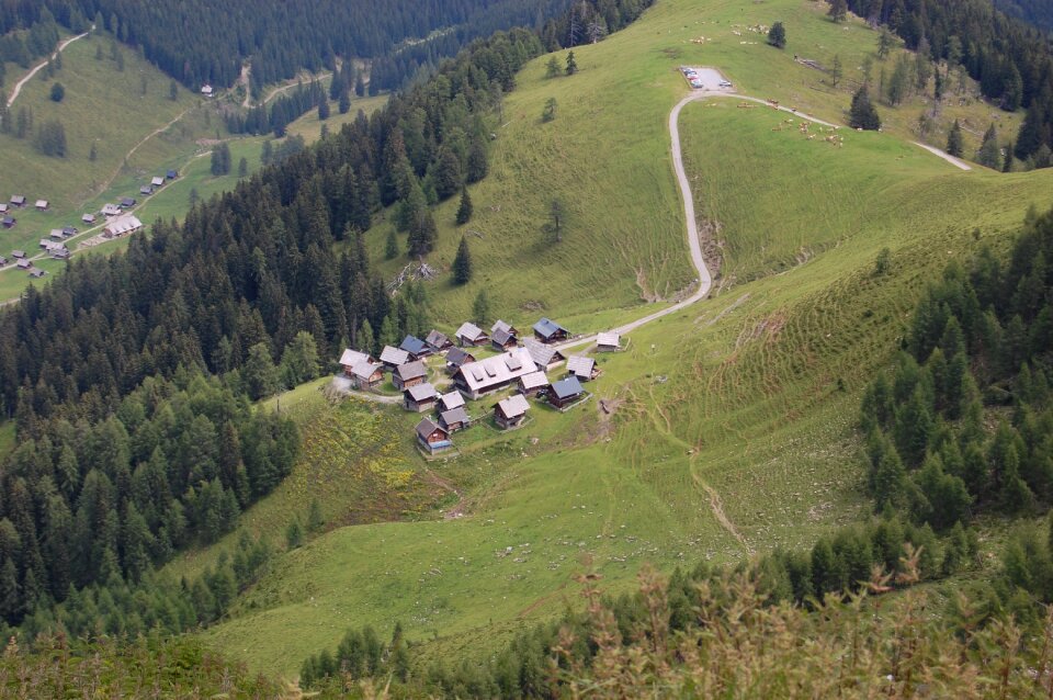 Austria summer landscape
