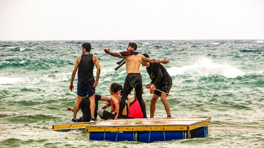Adventure event team work
