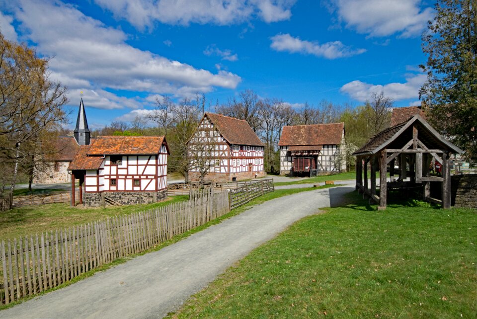 Hesse park historic center fachwerkhaus