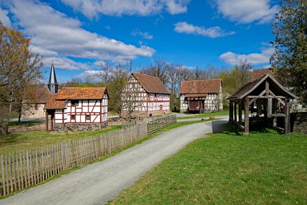 Hesse park historic center fachwerkhaus