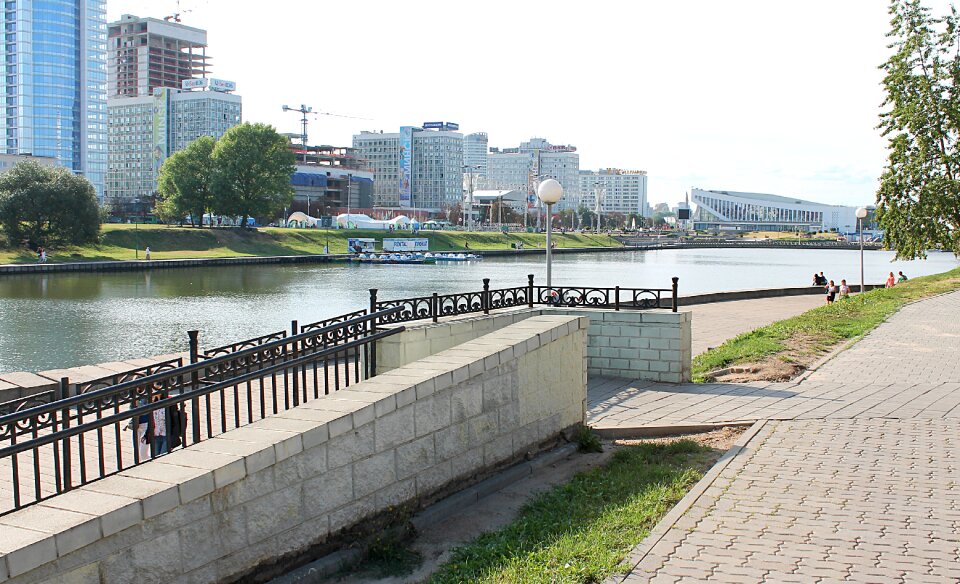 Beautiful city river beautiful view