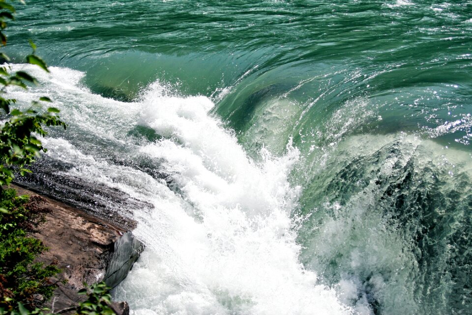 River natural cascade photo
