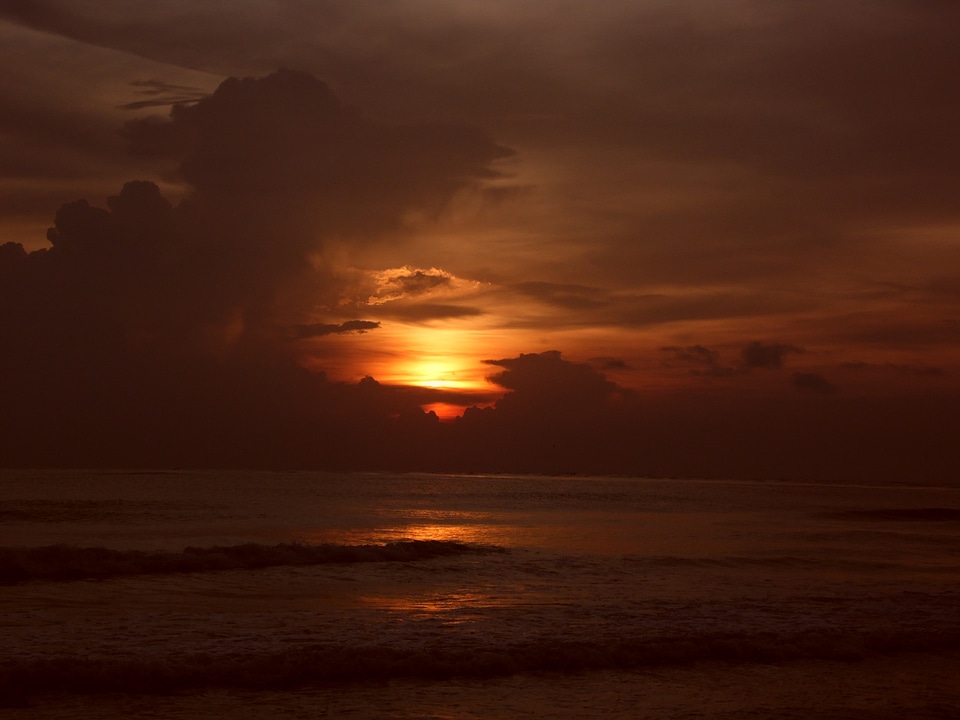 Beach landscape mexico