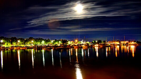 Night sky water tourist