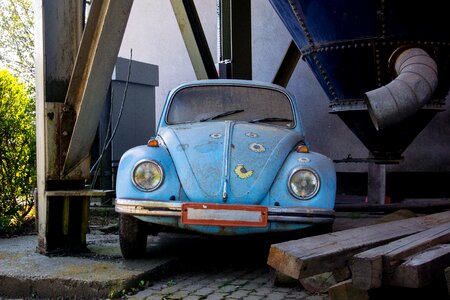 Rusty dirty volkswagen