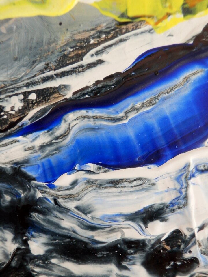 Acrylic painting art texture