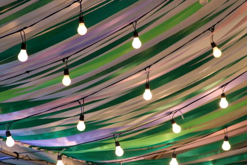 Light bulbs green