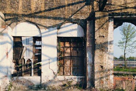 Factory building lapsed building photo