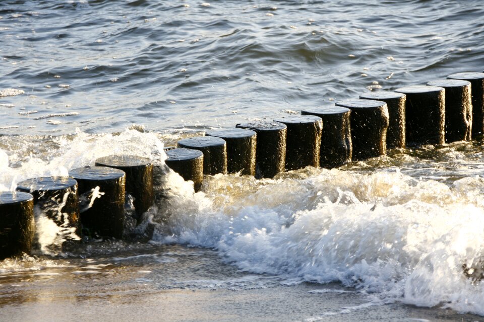 Coast beach spray