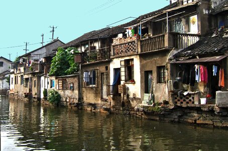 River facade view waterway