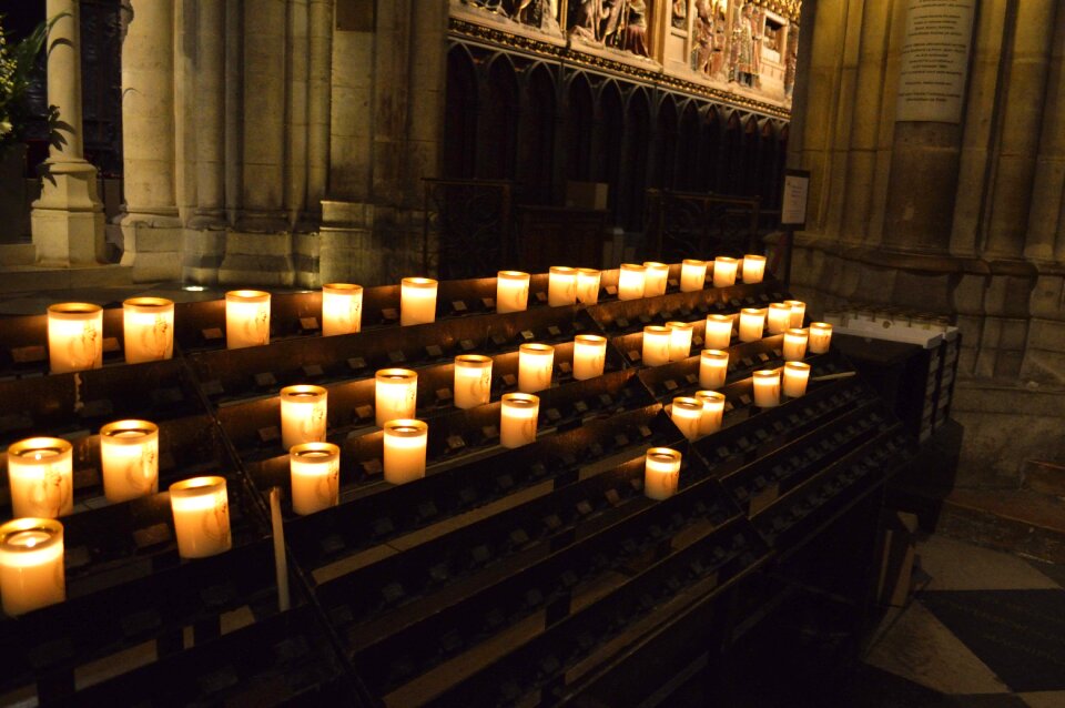 Religion candlelight glow